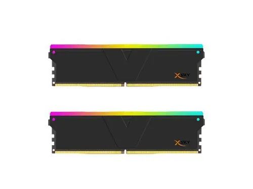 V-COLOR Manta XSky DDR5 16GB (2x8GB) 6000MHz CL30 1.35V SK Hynix IC RGB Gaming Desktop Upgrade Memory Module BLACK, for AMD EXPO (TMXSAL8G60830KWK)