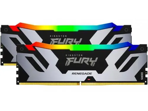 Kingston FURY Renegade RGB 32GB (2 x 16GB) 288-Pin PC RAM DDR5 7200 (PC5 57600) Memory (Desktop Memory) Model KF572C38RSAK2-32