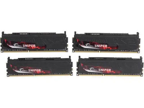 G. SKILL Sniper Series 32GB (4 x 8GB) DDR3 2133 (PC3 17000) Desktop Memory Model F3-2133C10Q-32GSR