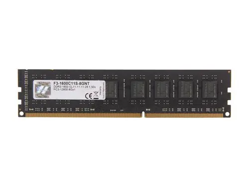 G. SKILL Value 8GB 240-Pin PC RAM DDR3 1600 (PC3 12800) Desktop Memory Model F3-1600C11S-8GNT