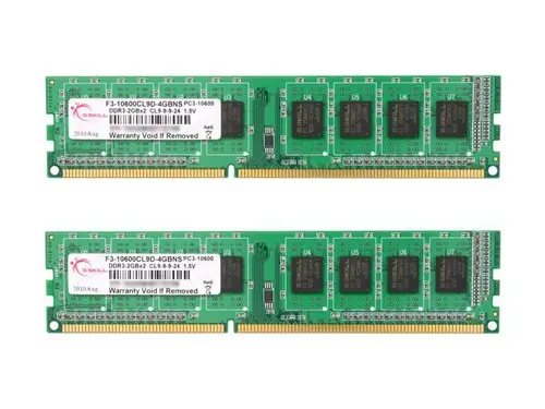 G. SKILL NS 4GB (2 x 2GB) DDR3 1333 (PC3 10600) Desktop Memory Model F3-10600CL9D-4GBNS