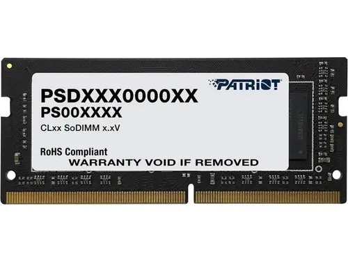 Patriot Signature Line 16GB 260-Pin DDR4 SO-DIMM DDR4 3200 (PC4 25600) Laptop Memory Model PSD416G320081S