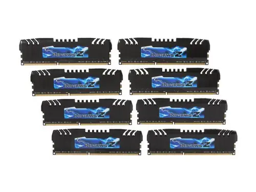 G. SKILL Ripjaws Z Series 32GB (8 x 4GB) DDR3 2133 (PC3 17000) Desktop Memory Model F3-17000CL9Q2-32GBZH