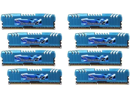 G. SKILL Ripjaws Z Series 64GB (8 x 8GB) DDR3 2400 (PC3 19200) Desktop Memory Model F3-2400C11Q2-64GZM