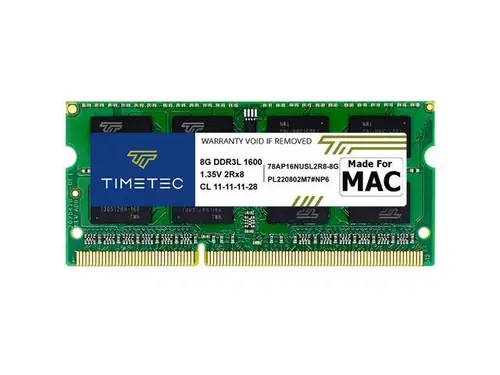Timetec Hynix IC 8GB Compatible for Apple DDR3L 1600MHz PC3L-12800 SODIMM Memory Upgrade for Early/Mid/Late 2011, Mid/Late 2012, Early/Late 2013,...