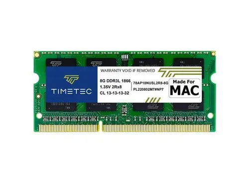 Timetec Compatible 8GB DDR3L 1866MHz PC3-14900 Unbuffered Non-ECC 1.35V CL13 2Rx8 Dual Rank 204 Pin SODIMM Memory RAM Module Upgrade (8GB)