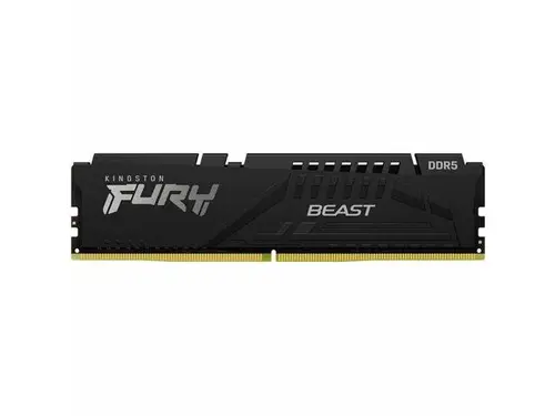 Kingston FURY Beast RAM Module - 64 GB (2 x 32GB) - DDR5-6000/PC5-48000 DDR5 SDRAM - 6000 MHz Single-rank Memory - CL36 - 1.35 V - On-die ECC -...