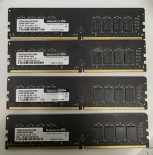 TEAMGROUP Elite DDR4 128GB Kit (4 x 32GB) 3200MHz (PC4-25600) CL22 Unbuffered