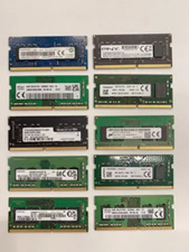 Lot of 10 x 8GB PC4 Laptop Memory RAM Mixed Brands