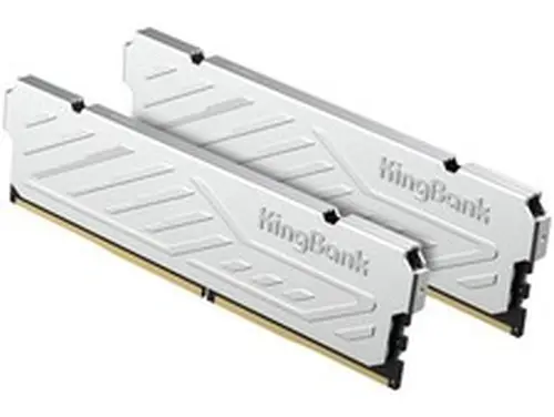 KingBank Computer Desktop Memory Ram DDR4 16GB(2×8G), Silver 2666MHZ