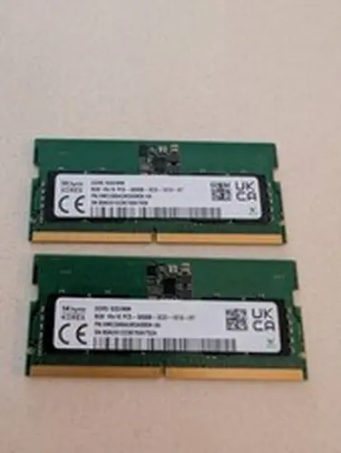 SK Hynix 16GB DDR5 SODIMM RAM 2x8gb Card Kit, 5600Hz Laptop Memory