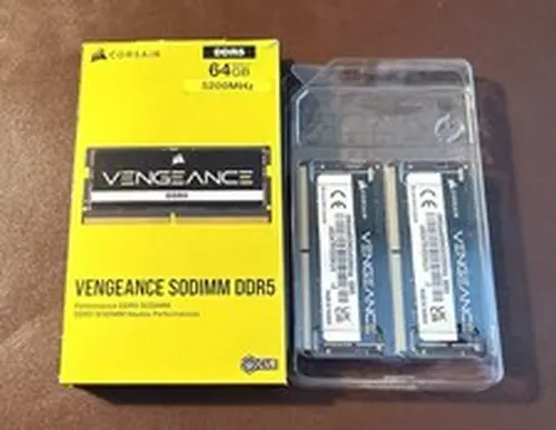 Corsair 64GB DDR5 SO-DIMM 5200MHz Memory CMSX64GX5M2A5200C44