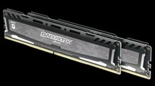16 GB (2x8 GB) Ballistix Sport DDR4 2400 RAM Kit DIMM Memory Modules