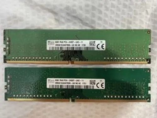 SK Hynix 16GB (2X8GB) 1RX8 PC4-2400T-UA2-11 HMA81GU6AFR8N-UH DDR4 RAM