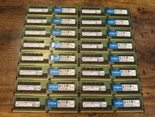 Crucial 512GB (16x32GB) DDR4-2666 ECC Reg Server Memory RAM RDIMM CT32G4RFD4266