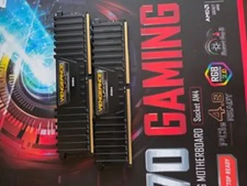 CORSAIR VENGEANCE LPX 16GB (2x8GB) PC4-25600 (DDR4-3200) Memory Kit - Black...