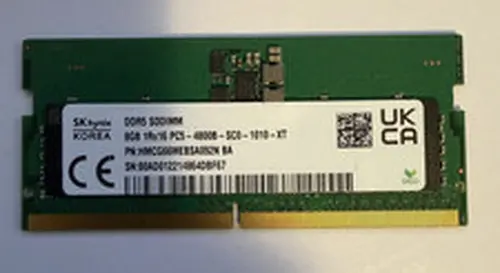 SK HYNIX DDR5 8GB PC5-4800B SODIMM Ram / Laptop Memory - HMCG66MEBSA092N