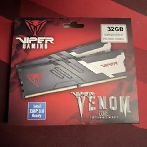 Patriot Viper Venom 32GB (2 x 16GB) PC5-56000 (DDR5-7000) UDIMM Memory...