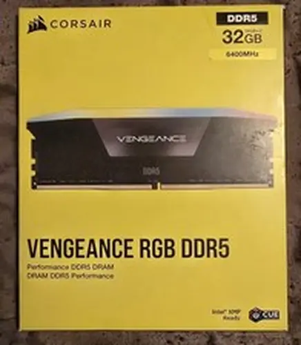 Corsair Vengeance RGB DDR5 32GB (2x16GB) 6400MHz DIMM XMP CL32