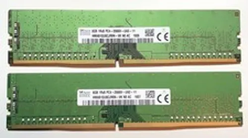 SK Hynix 16GB (2X8GB) 1RX8 PC4-2666V-UA2-11 HMA81GU6CJR8N-VK DDR4 RAM