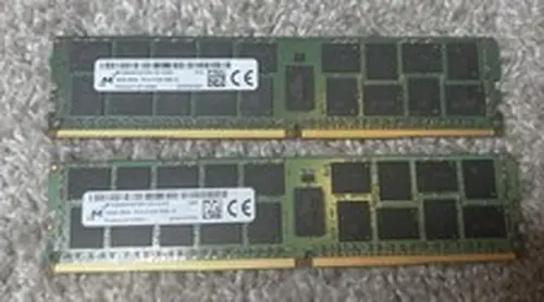 Micron 32GB (2x16GB) 2RX4 DDR4 PC4-2133P ECC RAM Memory MTA36ASF2G72PZ-2G1A2II