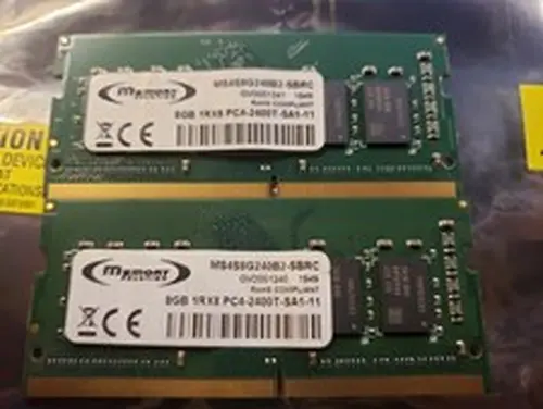8GB x2 PC4-2400T-SA1-11 DDR4 Ram 16gb total
