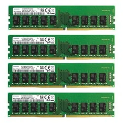 Samsung 64GB (4X16GB) DDR4 2666MHz PC4-21300 ECC UDIMM Memory M391A2K43BB1-CTD