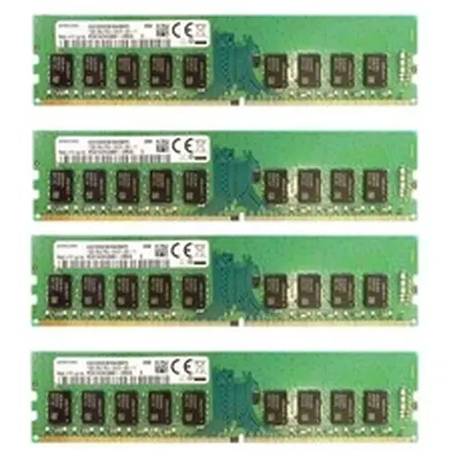 Samsung 64GB 4X16GB DDR4 2400MHz PC4-19200 ECC UDIMM Memory Ram M391A2K43BB1-CRC