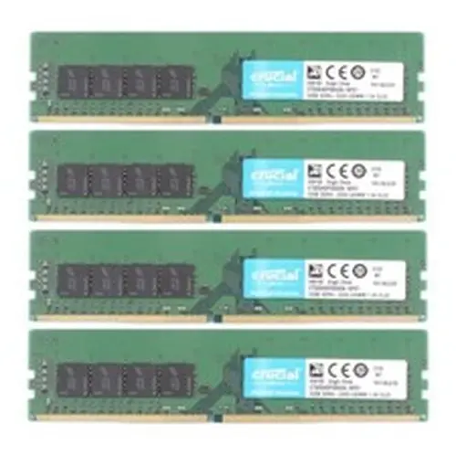 New Crucial 128GB (4X32GB) DDR4 3200MHz PC4-25600 UDIMM Memory Ram CT32G4DFD832A