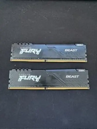 Kingston FURY Beast 16GB (2 x 8GB) PC4-25600 (DDR4-3200) UDIMM Memory - Black