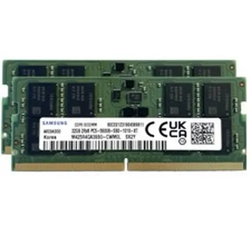 Samsung 64GB (2X32GB) DDR5 5600MHz PC5-44800 SODIMM Laptop Memory Ram