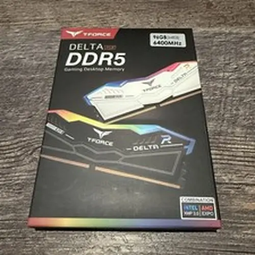 TEAMGROUP DDR5 96GB RAM AMD INTEL T-Force Delta RGB (2x48GB ) 6400MHz CL32 Black