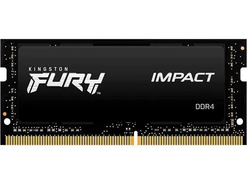 Kingston FURY Impact 16GB (1 x 16GB) 260-pin SO-DIMM DDR4 3200 MHz CL20 Black Memory (KF432S20IB/16)