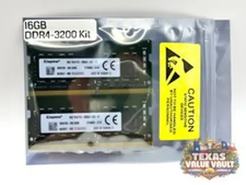 Kingston 16GB (2x8GB) 1Rx8 (PC4-25600) DDR4-3200 MHz SODIMM RAM Laptop Memory