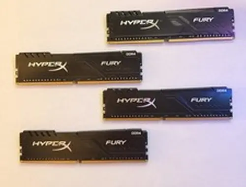 Kingston HyperX Fury 128GB Kit (32GB x 4) DDR4-3200 CL16 HX432C16FB3K4/128