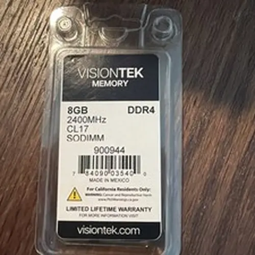 VisionTek 8GB (1 Stick) PC4-19200 DDR4 2400 PC Desktop Memory DIMM 30146575-2247