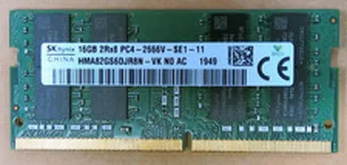 16GB SK hynix DDR4 2666MHz PC4‑21300 2Rx8 SO‑DIMM RAM HMA82GS6DJR8N