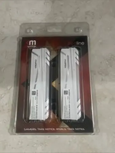 Mushkin Redline RGB White 32GB (2x16GB) DDR4 3600MHz CL18 Desktop RAM kit.