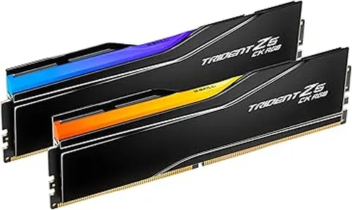 G.SKILL Trident Z5 CK RGB Series DDR5 RAM (Intel XMP 3.0) 48GB (2x24GB) 8200MT/s CL40-52-52-131 1.40V Desktop Computer Memory CU-DIMM - Mirror Black (F5-8200C4052G24GX2-TZ5CRK)