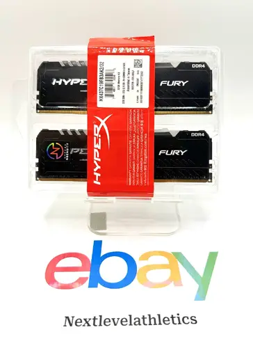 Kingston HyperX FURY RGB DDR4 32GB (2x16GB Sticks) - HX437C19FB3AK2/32 3733 MHz
