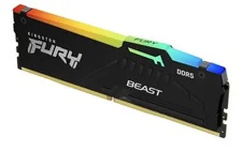 Kingston FURY Beast RGB 8GB 6000MT/s DDR5 CL30 Desktop Memory