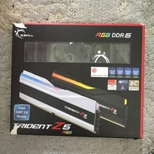 G. SKILL Trident Z5 RGB 64GB (32GBx2) PC5-51200 DDR5-6400 Memory RAM Kit READ!!!