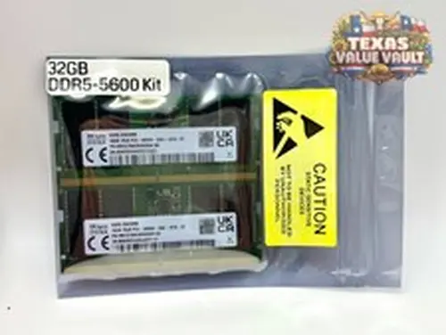 SK hynix 32GB (2x16GB) 1Rx8 (PC5-44800) DDR5-5600MHz SODIMM RAM Laptop Memory