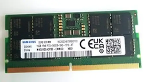 Samsung 16 GB DDR5 SODIMM 1Rx8 PC5-5600B RAM Memory M425R2GA3PB0-CWM0D.