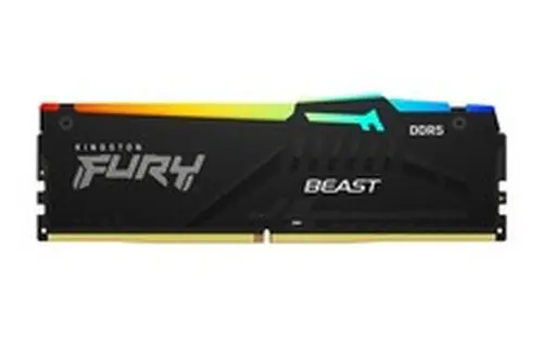 Kingston FURY Beast RGB 8GB DDR5 5200MT/s CL40 DIMM Desktop Memory KF552C40BBA-8