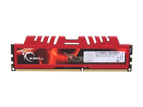 G. SKILL Ripjaws X Series 8GB 240-Pin PC RAM DDR3 1600 (PC3 12800) Desktop Memory Model F3-12800CL10S-8GBXL