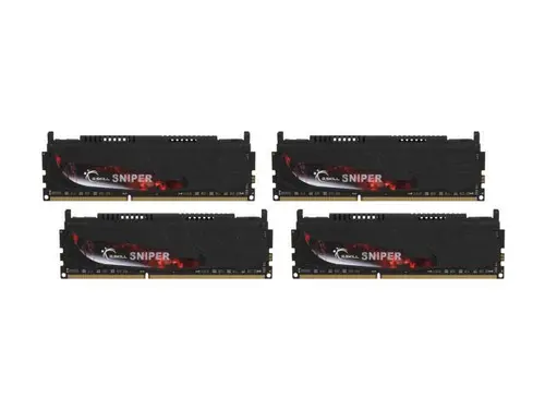 G. SKILL Sniper Gaming Series 16GB (4 x 4GB) DDR3 2133 (PC3 17000) Desktop Memory Model F3-17000CL9Q-16GBSR