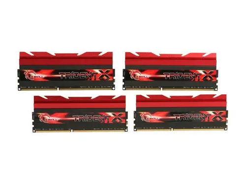 G. SKILL TridentX Series 16GB (4 x 4GB) DDR3 2400 (PC3 19200) Desktop Memory Model F3-2400C10Q-16GTX
