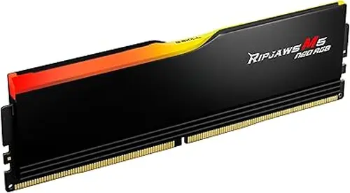 G.Skill G.Skill Ripjaws M5 Neo RGB Series DDR5 RAM 16GB 6000MT/s Desktop Computer Memory U-DIMM - Matte Black F5-6000J2836G16G-RM5NRK