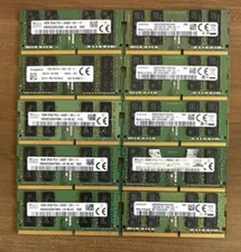 Lot Of 10 Mixed Brand 16GB PC4-2400T-SE1-11 DDR4 Laptop RAM Memory